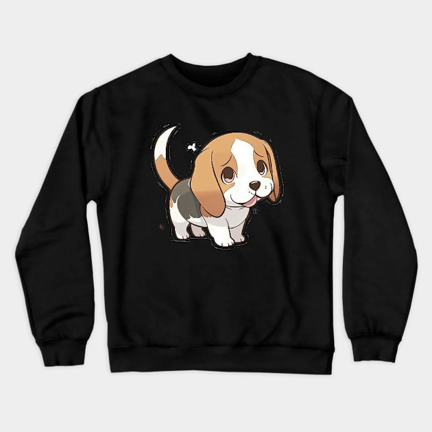 Beagle Kawaii Crewneck Sweatshirt by JayD World